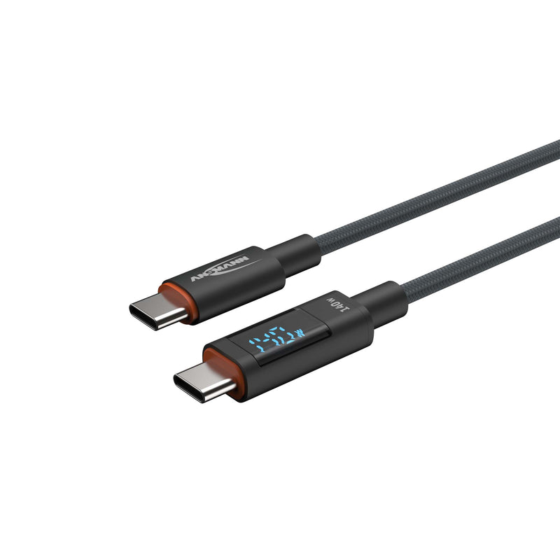 Ansmann USB-C to USB-C -latauskaapeli 2m 140W