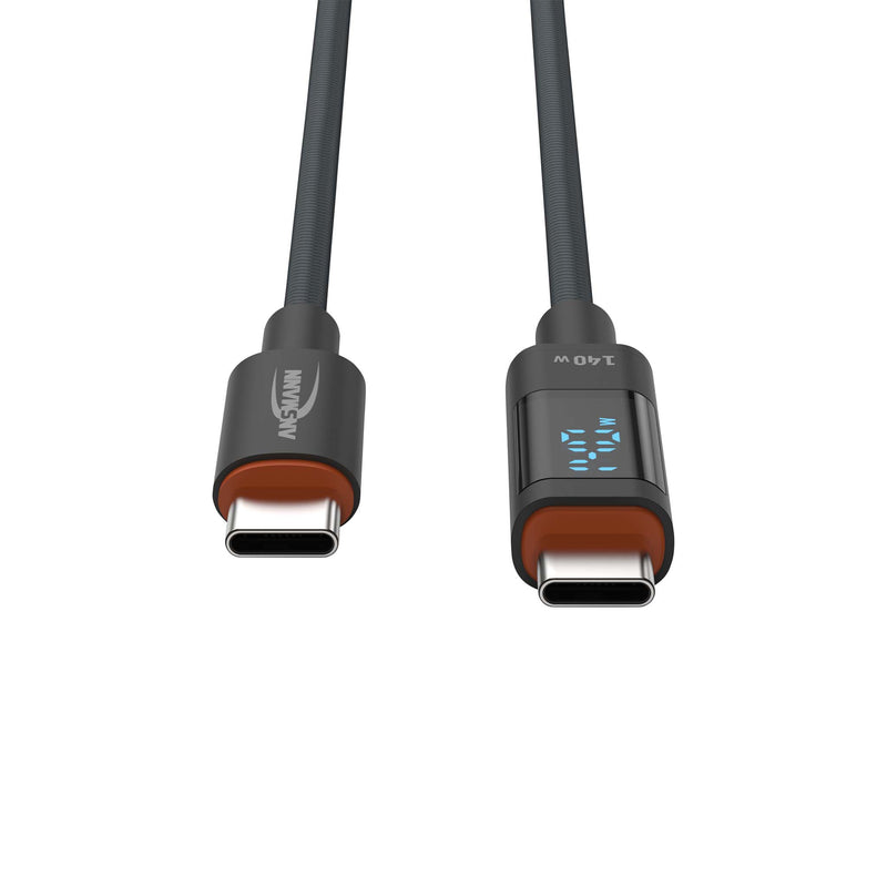 Ansmann USB-C to USB-C -latauskaapeli 2m 140W
