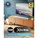 Majority K2 Soundbar -kaiutin & subwoofer 150W valkoinen