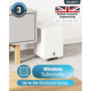 Majority K2 Soundbar -kaiutin & subwoofer 150W valkoinen