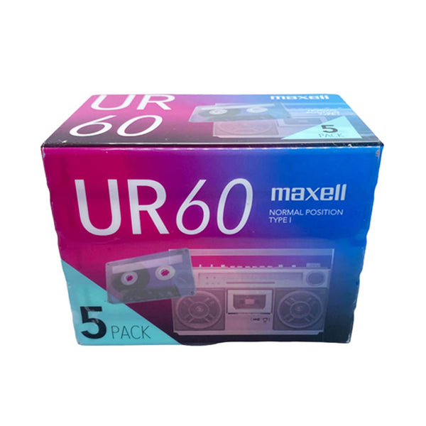 Maxell-UR60-C-kasetti-60min-5-pack