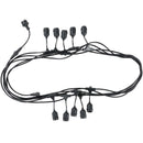 Avide valoketju ulos E27 musta (3 kokovaihtoehtoa)