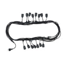 Avide valoketju ulos E27 musta (3 kokovaihtoehtoa)