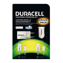 Duracell Lightning auto- ja seinälaturisetti Applen laitteille (iPhone/iPad)