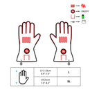 Glovii lämmitettävät moottoripyörähanskat