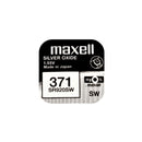 Maxell kelloparisto 371 / SR920SW hopeaoksidi (10 kpl)