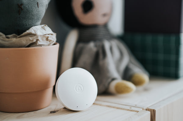 Nyt mitataan lastenhuoneen ilmanlaatua Airthings Wave Minillä