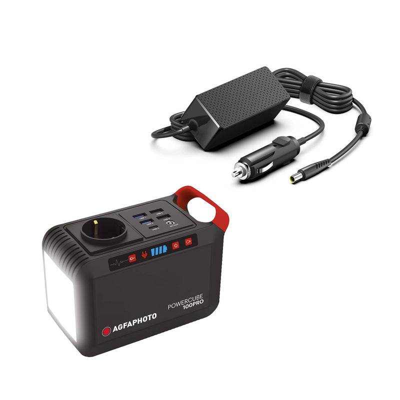 AgfaPhoto Powercube 100 Pro varavirtalähde ResMed AirSense 10 sarjan CPAP-laitteille