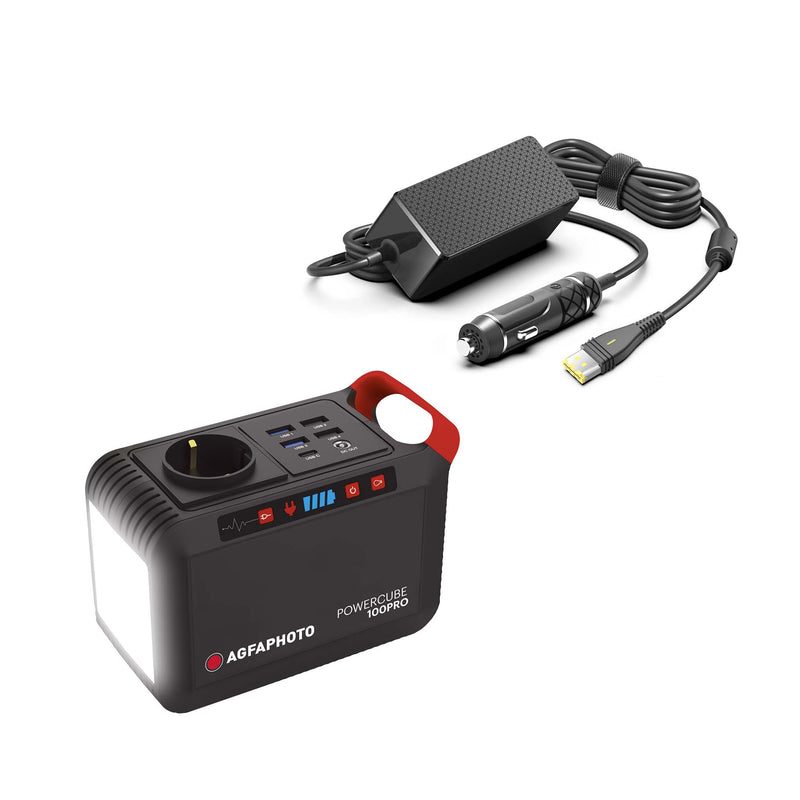 AgfaPhoto Powercube 100 Pro varavirtalähde ResMed AirSense 11 sarjan CPAP-laitteille