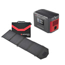 AgfaPhoto Powercube 600 Pro -varavirtalähde + SP60 -aurinkopaneelisalkku