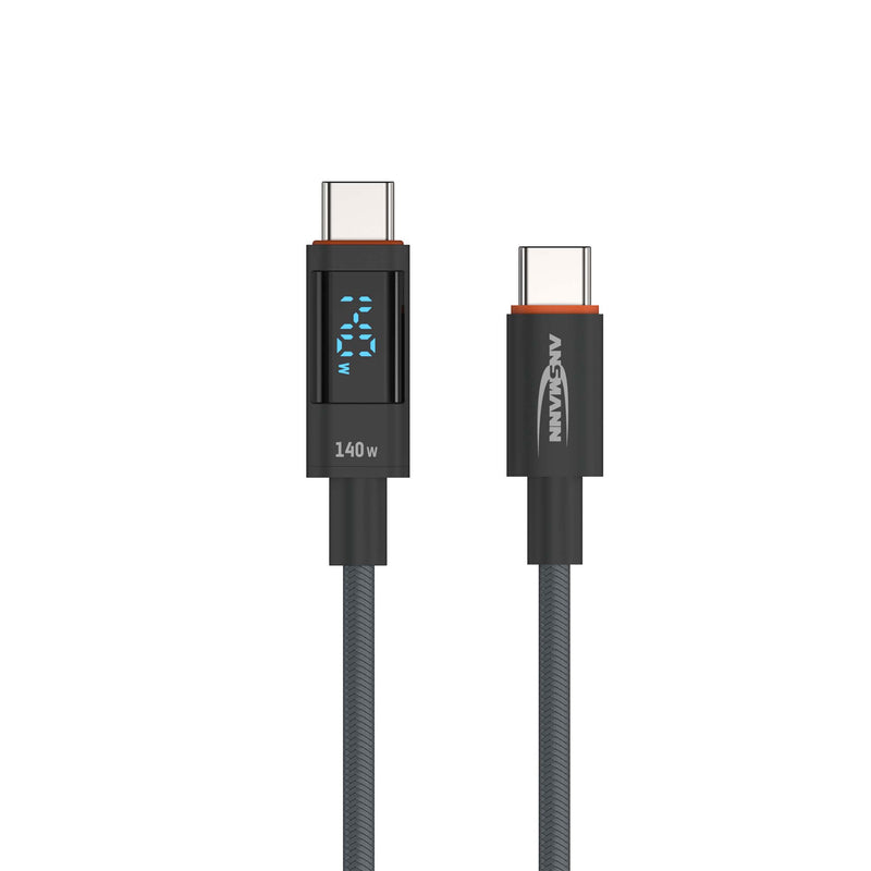 Ansmann USB-C to USB-C -latauskaapeli 2m 140W