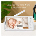 Arenti AInanny - itkuhälytin kameralla ja LCD-näytöllä 2K 3MP UHD