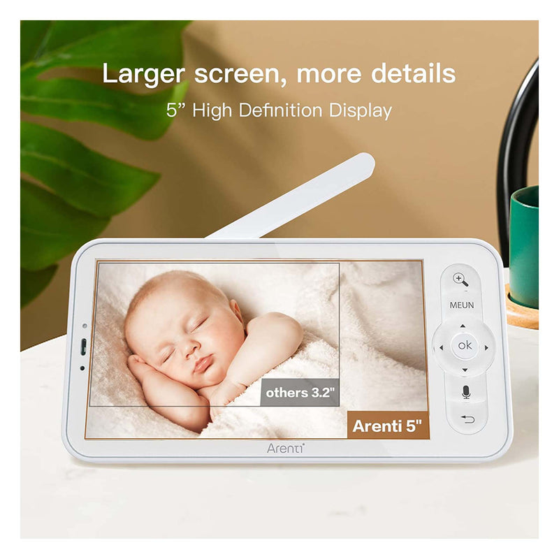 Arenti AInanny - itkuhälytin kameralla ja LCD-näytöllä