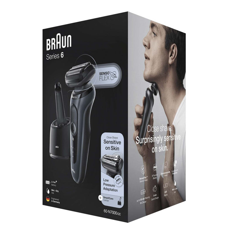 Braun Series 6 -partakone puhdistusasemalla 60-N7000cc