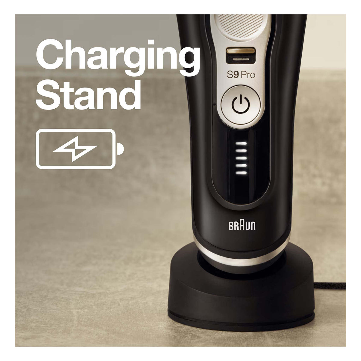 BRAUN シリーズ9Pro 9410s Series 9 Pro 9410s Wet & Dry shaver with charging stand and travel