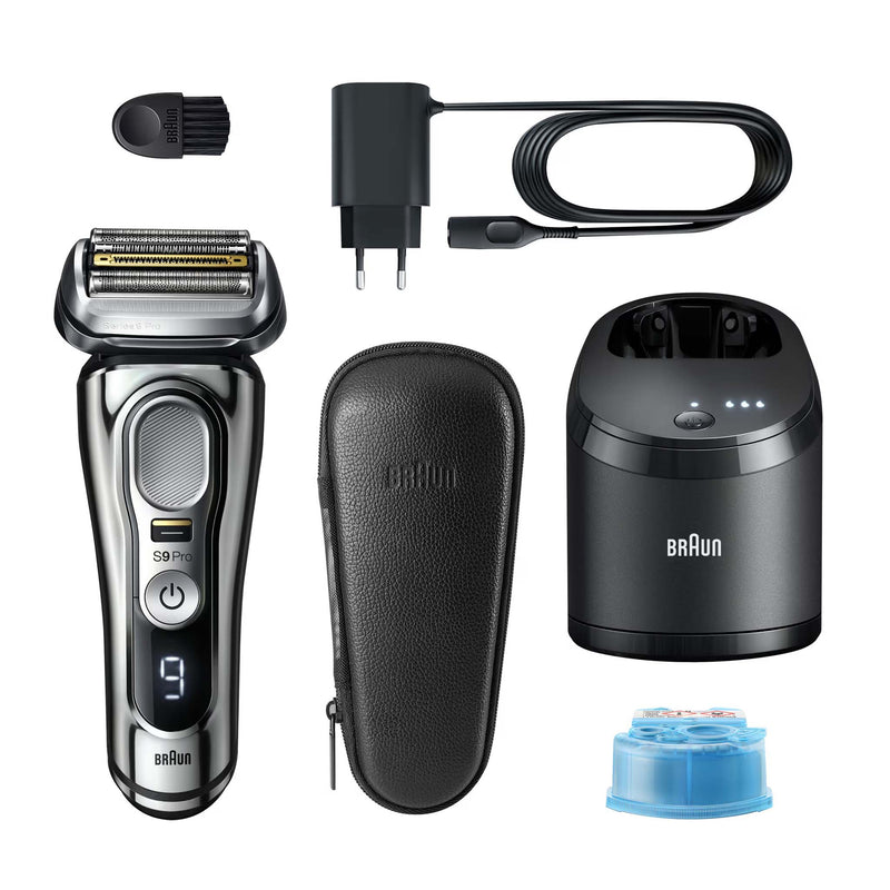 Braun Series 9 Pro -partakone puhdistusasemalla 9466cc