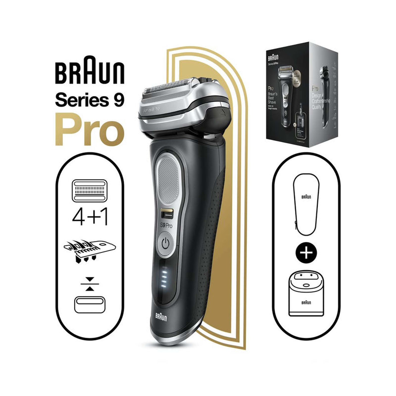Braun Series 9 Pro -partakone puhdistusasemalla 9460cc