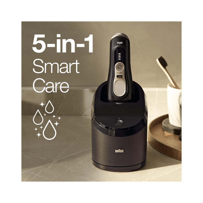 Braun Series 9 Pro -partakone puhdistusasemalla 9460cc