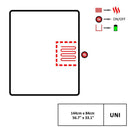 Glovii pehmeä lämpöpeitto akulla 144x84 cm