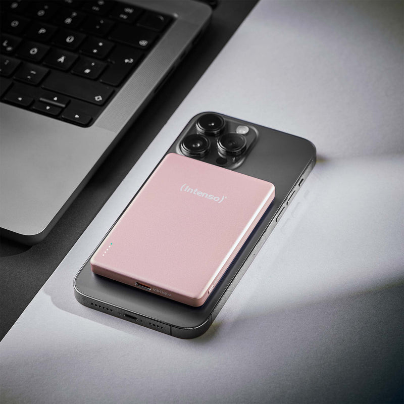 Intenso-MagSafe-Powerbank-5000mAh-varavirtalahde-Rose-6
