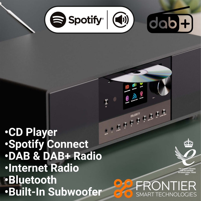 Majority-Quadriga-audiojarjestelma-120W-CD-soitin-Spotify-Connect-1
