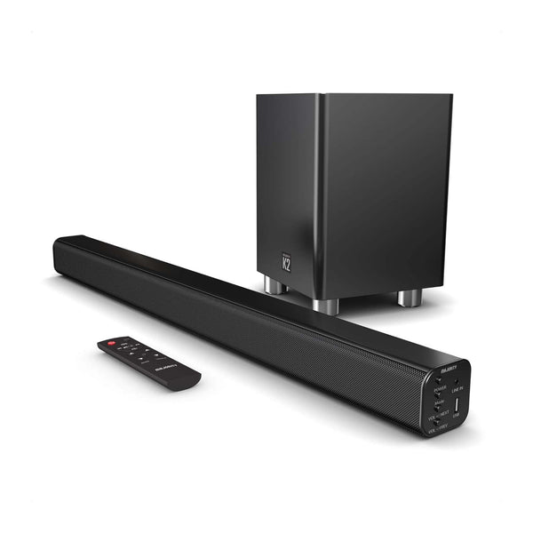 Majority K2 Soundbar -kaiutin & subwoofer 150W musta
