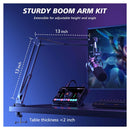 Maono-PD200XS-XLRUSB-Dynaaminen-mikrofoni-puomivarrella-7