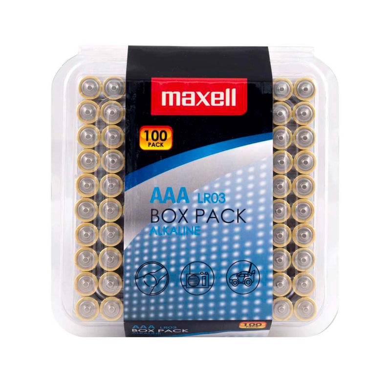 Maxell AAA-paristopakkaus 100 kpl