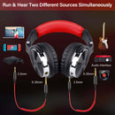 OneOdio-Studio-Pro-10-langalliset-DJ-kuulokkeet-punamusta-1