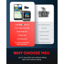 SJCAM M60 kojelautakamera 4K + takakamera