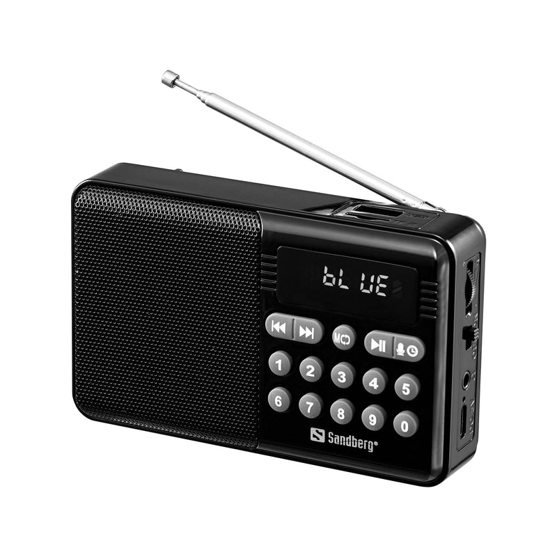 Sandberg-ladattava-FM-radio-Bluetoothilla