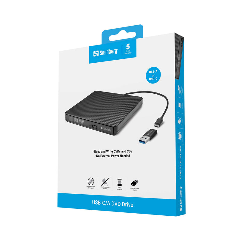 Sandberg-ulkoinen-DVD-asema-USB-C-USB-A-2