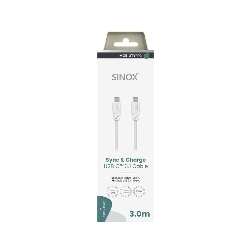 Sinox-USB-C-to-USB-C-latauskaapeli-3m-100W-1