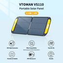 VTOMAN Jump 600W -virtapankki + 110W-aurinkopaneeli