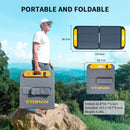 VTOMAN Jump 600W -virtapankki + 110W-aurinkopaneeli