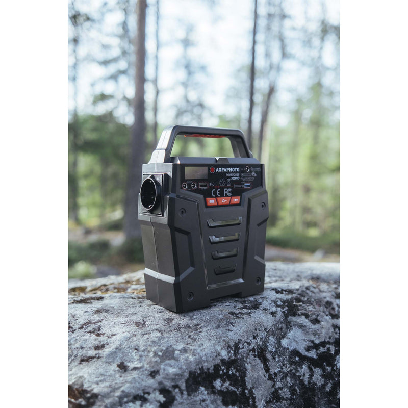 AgfaPhoto Powercube 300 Pro -kannettava latausasema + Polaroid SP50 -aurinkopaneelisalkku