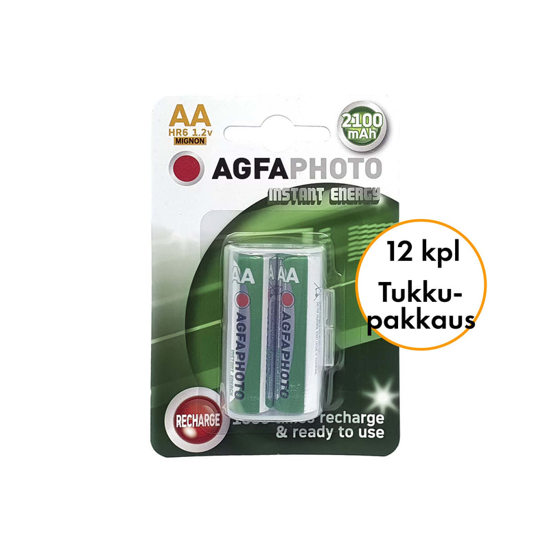 AgfaPhotoladattavaAA-paristo2100mAh-tukkupakkaus