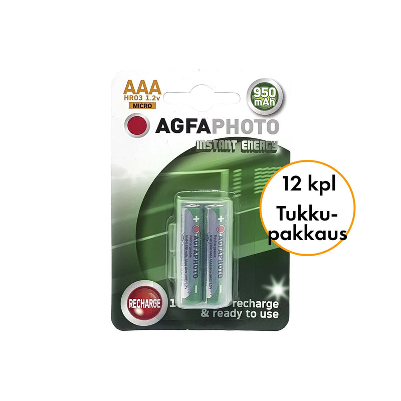 AgfaPhotoladattavaAAA-paristo950mAh-tukkupakkaus