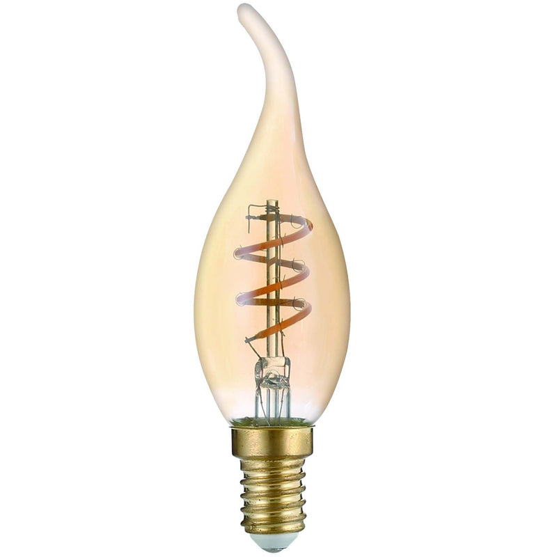 Avide LED filament kynttilä liekkilamppu 3W E14