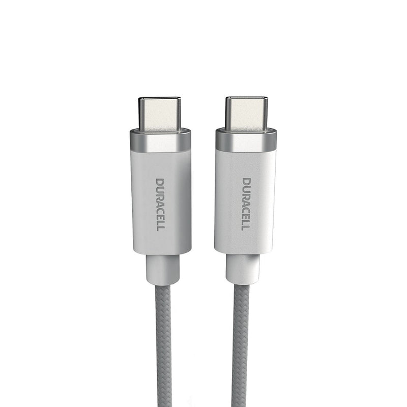 Duracell Premium USB-C to USB-C -latauskaapeli 1m (2 väriä)