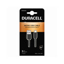 Duracell microUSB-kaapeli 2m
