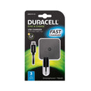 Duracell microUSB-seinälaturi, 2.4A pikalaturi (2 värivaihtoehtoa)