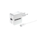 Duracell microUSB-seinälaturi, 2.4A pikalaturi (2 värivaihtoehtoa)