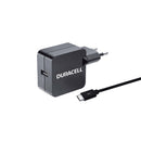 Duracell microUSB-seinälaturi, 2.4A pikalaturi (2 värivaihtoehtoa)