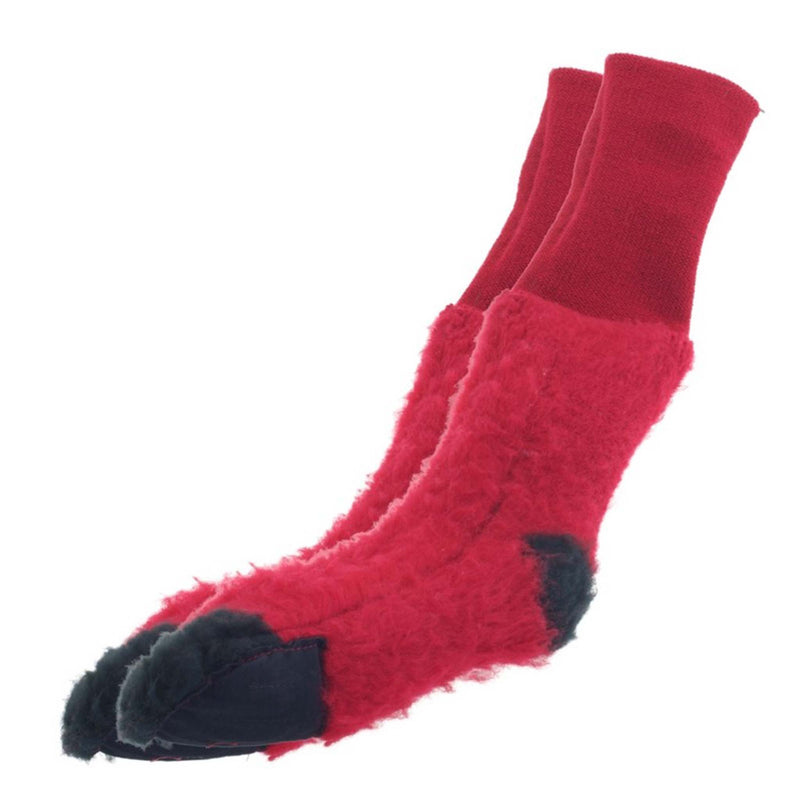 Glovii lämmitettävät sukat kaukosäätimellä, punainen