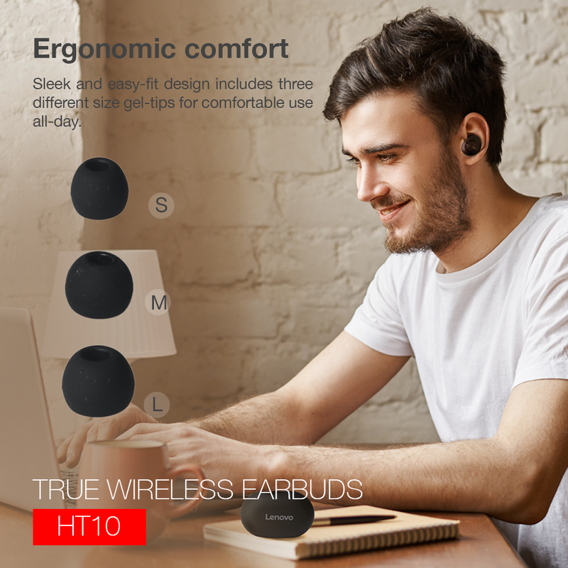 Lenovo HT10 True Wireless-nappikuulokkeet