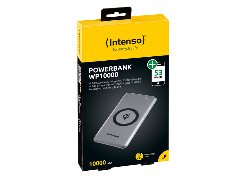 Intenso langaton varavirtalähde WP10000 Qi Powerbank 5W