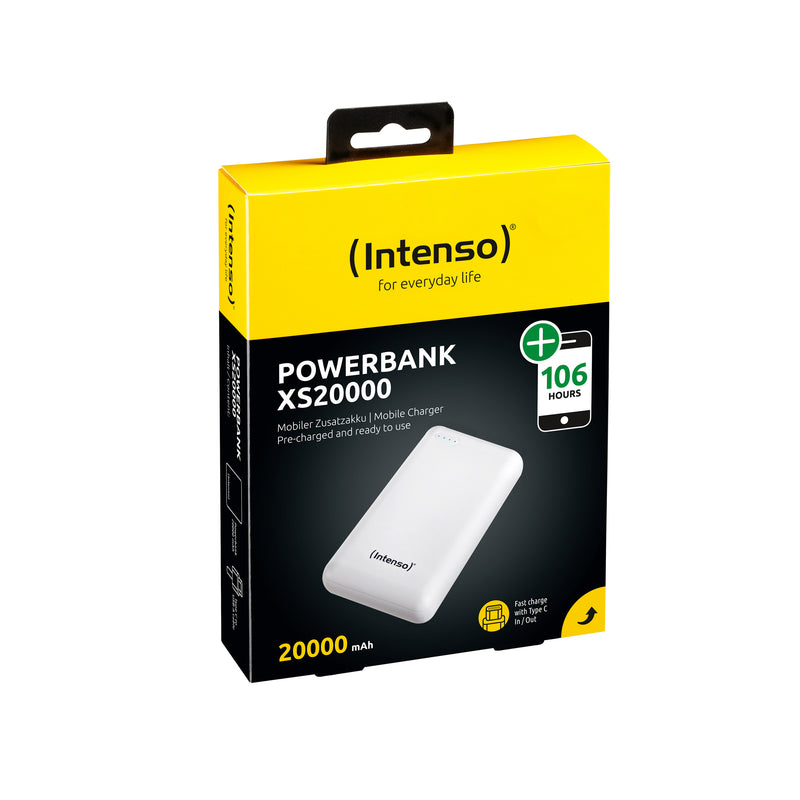 Intenso varavirtalähde XS20000 Powerbank (2 värivaihtoehtoa)