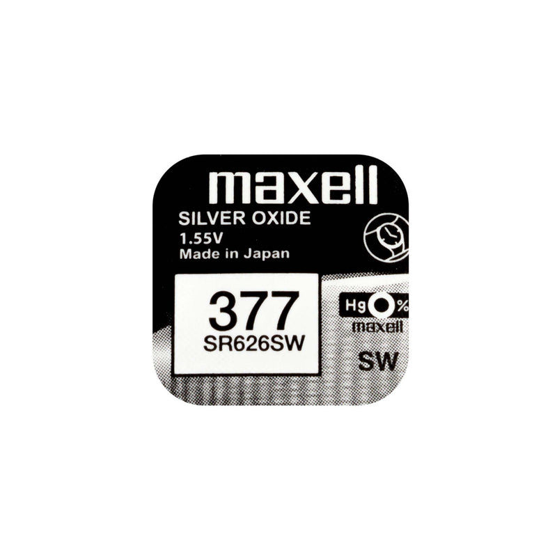 Maxell kelloparisto 364 / SR621SW hopeaoksidi (10 kpl)