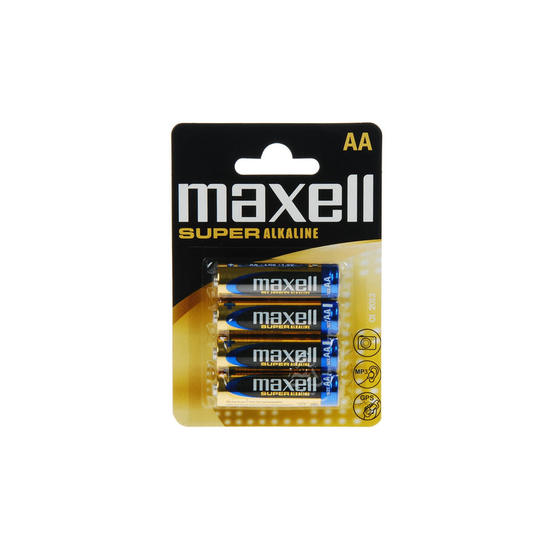 Maxell Super Alkaline AA-paristo 4 kpl